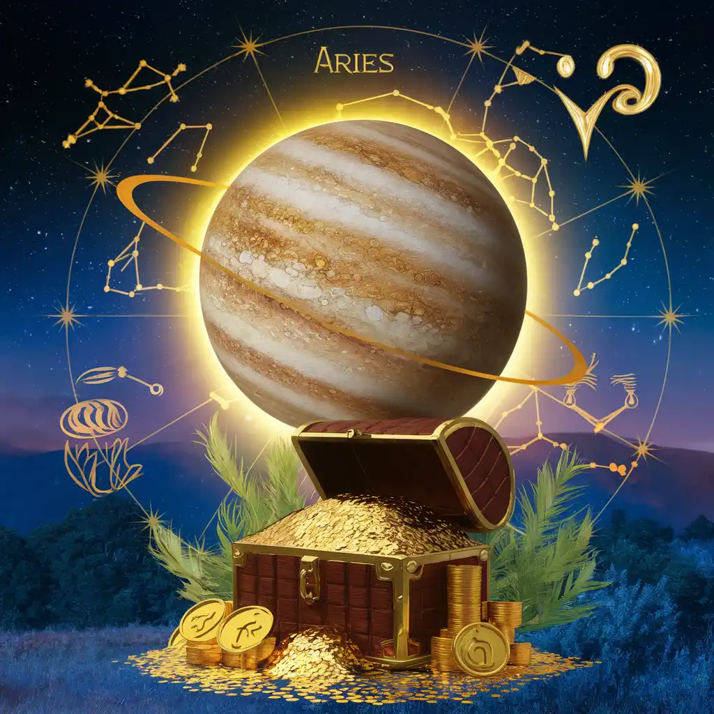 Jupiter in 2nd house for Aries ascendant